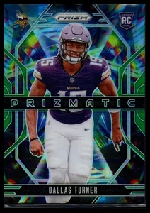 2024 Panini Prizm #17 Dallas Turner Prizmatic Silver Prizm - Picture 1 of 2