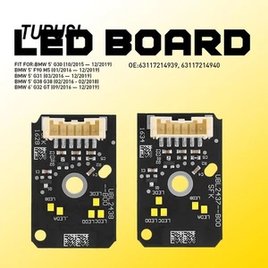 YELLOW DRL BOARDS FOR 2017-2020 BMW G30 530i 540i F90 M5 DAYTIME RUNNING LIGHTS - Picture 1 of 13