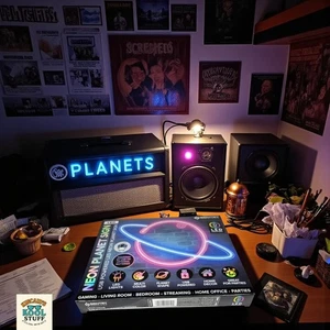 Sentry Industries Multi-Color USB Powered Neon Planet Sign DGLEDPS - Picture 1 of 13