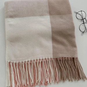 Classic Color Block Plaid Shawl Women Winter Fall Tassel Keep Warm Casual Shawl - Bild 1 von 18