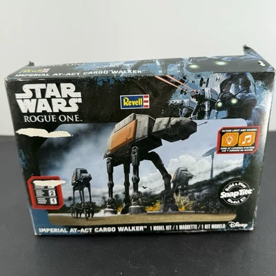 Revell Star Wars Rogue One Imperial AT-ACT Cargo Walker Model Kit NIB READ - Image 1 of 4