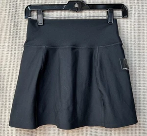 YPB Abercrombie Skort Sculptlux Skirt Active Sz Small Black Pull On NWT - Picture 1 of 10