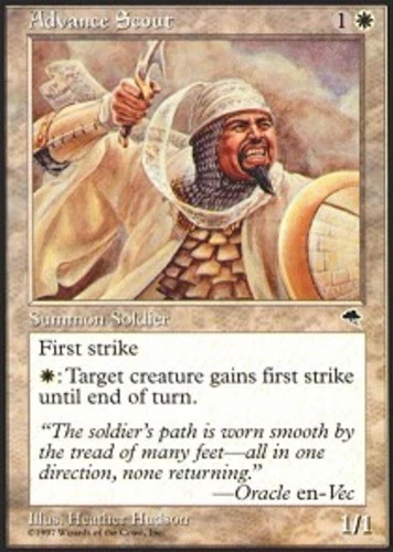 MTG - Advance Scout - Tempest - NM, English Magic FLAT RATE SHIP - Image 1 of 1