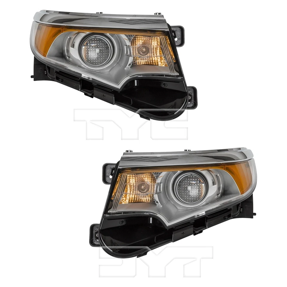 For Ford Edge 11-14 Headlight Set Driver & Passenger Side Replacement Headlight Foto 1 de 1
