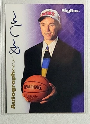 Steve Nash 1996-97 SkyBox Premium Basketball  Autographics Rookie HOF Q1300 - Image 1 of 3