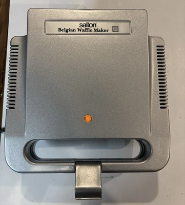 GOFRERA BELGA ELÉCTRICA SALTON MODELO WM-4PLT Gris Probada y Funcionando Foto 1 de 4