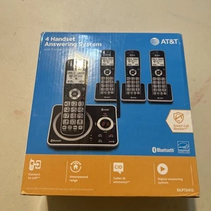 AT&T DLP72412 4-Handset Answering System with Connect to Cell Smart New Open Box - Afbeelding 1 van 6