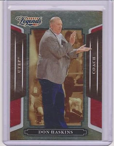 RARE 2008 DONRUSS LEGENDS COACH DON HASKINS CARD #57 ~ RED PARALLEL /250 ~ QTY - Picture 1 of 1