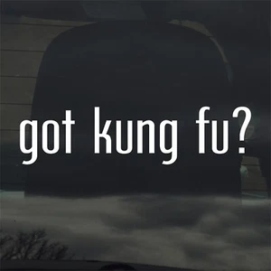 Got Kung Fu? Custom Vinyl Sticker Decal Martial Arts Karate MMA - Picture 1 of 3