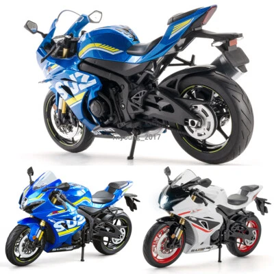 1:9 Suzuki GSX-1000R Motorrad Modell Zink Legierung Fahrzeug Spielzeug mit Licht - Bild 1 von 4