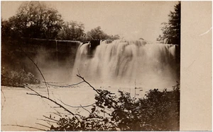 Ludlowville Falls on Salmon Creek Myers New York NY 1900s RPPC Postcard Photo - Picture 1 of 2