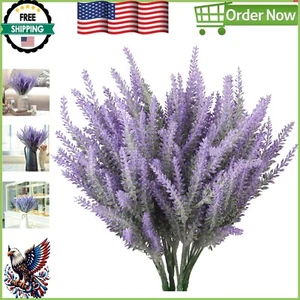 Purple Artificial Lavender Bouquets - 6 Bundles for Event and Home Styling - Picture 1 of 9