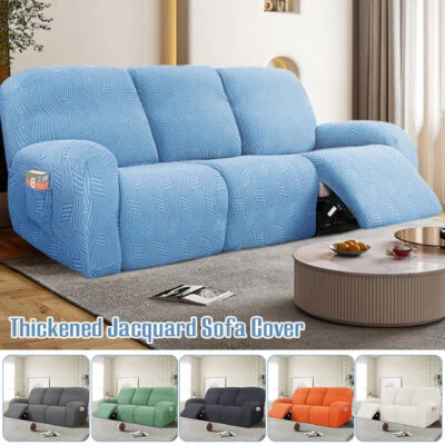 Thicken Recliner Sofa Chair Cover Reclining Couch Slipcover Stretch 1 2 3 4 Seat - image 1 of 4