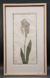 Fritz Lang (1877-1961 Stuttgart) - Schwertlilie - Original Holzschnitt - 6 - Picture 1 of 8