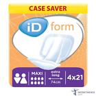 4x iD Form Maxi - Extra Long - Pack of 21 - Incontinence Pads - 3500ml