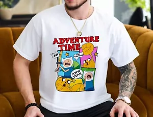 Adventure Time Shirt | Jake The Dog Finn The Human Unisex Ultra Cotton Tee Gift - Picture 1 of 14