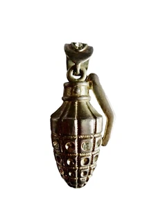 hAND GRENADE CHUNKY PENDANT STATEMENT UNISEX JEWELRY COSPLAY MAD MAX neocurio - Picture 1 of 7