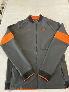 Nike Dri-Fit On Field Oklahoma State Cowboys Full Zip Jacket Size Medium (Tall) - Picture 1 of 8