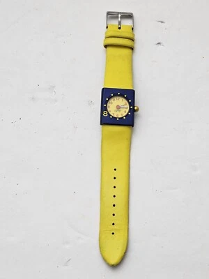 Vintage 1980s Esprit Ladies Watch Early Bird Yellow RARE  - Image 1 of 4