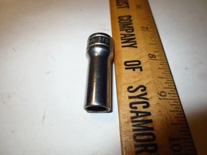 Snap-on Tools USA 3/8" SFS121 3/8" Drive Deep Well Chrome Socket 6 Point SAE - Bild 1 von 6