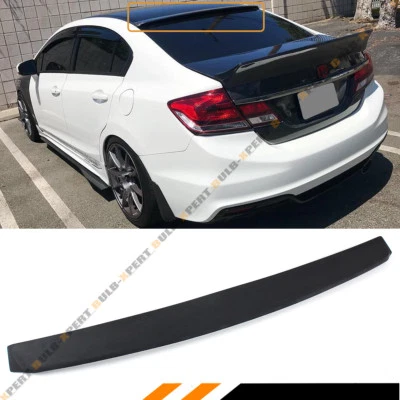 FOR 2006-15 HONDA CIVIC 8TH 9TH GEN 4 DR SEDAN JDM  REAR WINDOW ROOF TOP SPOILER - Image 1 of 4