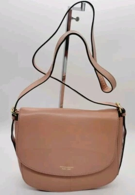 Bolso de Mano Tignanello Marruecos Cuero Sillín Bandolera Milán PEONÍA Malva Foto 1 de 4