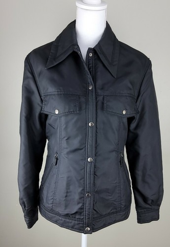 Giacca vintage jeans FENDI logo maglia posteriore a scatto anteriore scambista Intl taglia 40