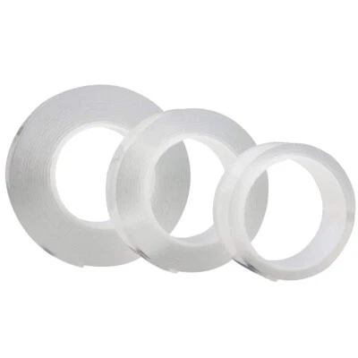 Nano Nastro Trasparente Lavabile Riutilizzabile Nastro Biadesivo Rimovibile[