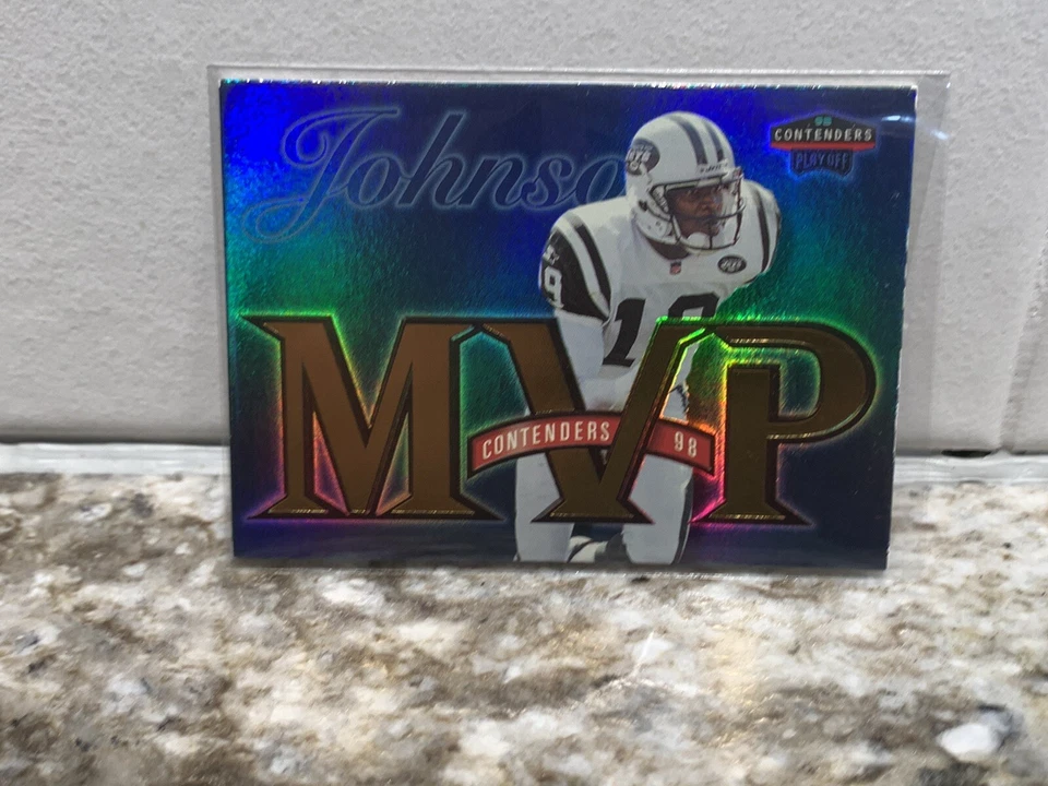 1998 Playbook Contenders Keyshawn Johnson MVP No. 19 New York Jets - Image 1 of 2