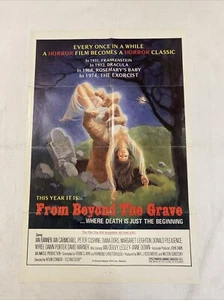 1974 FROM BEYOND THE GRAVE ORIGINAL 27x41 ONE SHEET MOVIE POSTER HORROR SLASHER - Picture 1 of 8