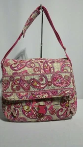 Vera Bradley "Paisley Meets Plaid" Messenger Bag / "Retired Print" / Pre-Owned - Picture 1 of 11