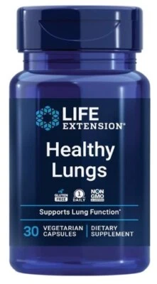 Life Extension Pulmones Saludables para Apoyo a la Función Pulmonar 30 Cápsulas Vegetarianas Foto 1 de 4