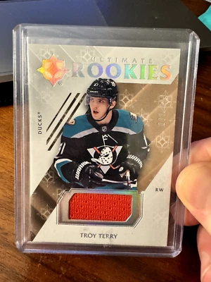 2018 Ultimate Troy Terry #87 Rookie Jersey 93/399 RC MINT - Image 1 of 3