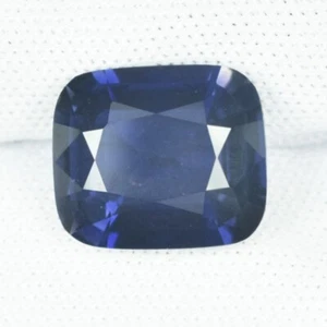 4.55 ct TOP LUSTER NICE PURPLE BLUE 100% NATURAL IOLITE CUSHION Cut See Vdo BSM2 - Picture 1 of 3