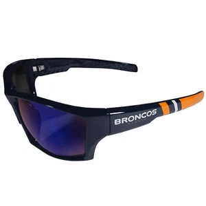 Occhiali da sole Denver Broncos Edge Wrap con licenza ufficiale - Foto 1 di 3