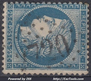 FRANCE CERES N° 60 AVEC OBLITÉRATION GC 2720 OLLIOULES VAR A VOIR - Picture 1 of 2