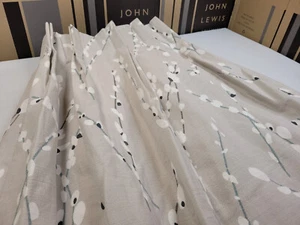 John Lewis MTM W199 x D165cm Romo Mikado Pinch Pleat Curtains RRP £1434 - Picture 1 of 22