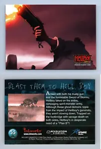 Blast Them To Hell, Boy #55 Hellboy Sword Of Storms 2007 Inkworks Trading Card - Picture 1 of 1