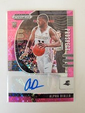 2020 Panini Prizm Draft Picks Alpha Diallo Pink Fast Break Prospect Auto /25