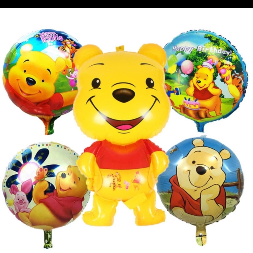 WINNIE THE POOH CUMPLEAÑOS Jumbo Globo de Lámina Suministros para Fiesta Baby Shower❤️ Foto 1 de 4