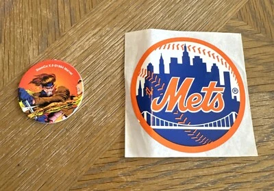 New York Mets MLB Baseball Sticker Decal 3 Inches & SlamCo X-men 1994 Marvel - Image 1 of 2