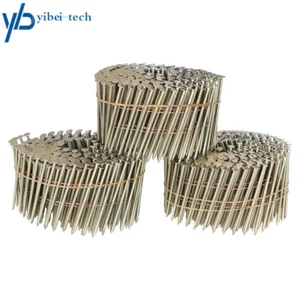 3600Pcs 2-1/2” × .09” Ring Shank Galvanized Siding Nail 15 Degree Wire Coil New - Picture 1 of 10