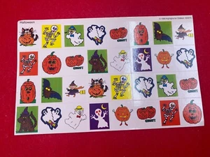 VINTAGE 1999 HIGHLIGHTS HOMESCHOOLING 32 HALLOWEEN AUFKLEBER AUF ORIGINALRÜCKEN - Bild 1 von 5