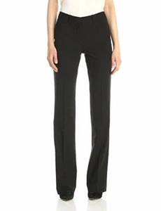Theory Women's Max Straight Leg Full Length Pant, Black, 00 - Picture 1 of 12