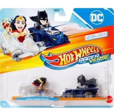 Hot Wheels Racer Verse WONDER WOMAN & BATMAN 2-Pack DC Universe NEW - Image 1 of 4