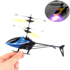 Mini LED Light Toys RC Drone Flying RC Helicopter Aircraft Suspension For K Jf