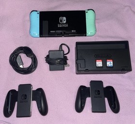 Nintendo Switch Bundle: Dock, Controllers, Games, HDMI-HDMI, Power Cable