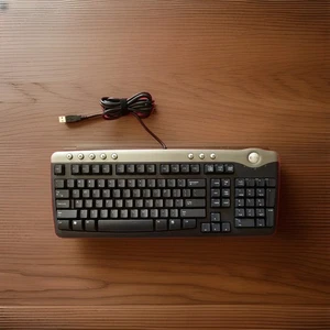 Dell Multimedia USB Keyboard Model SK-8125 OLD SCHOOL BUILT HEAVY DUTY KEYBOARD - Picture 1 of 24