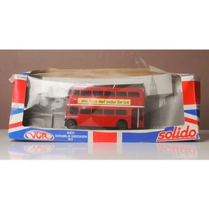 Solido No.4402 AEC Double Decker RT Bus, 1/50, Red, Hovis, 1980,  With Tatty Box - Picture 1 of 24