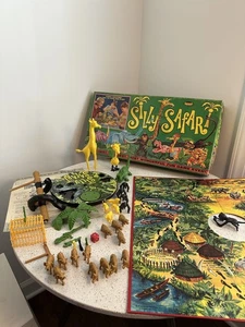 Silly Safari Board Game by Topper Toys 1966 As Seen On TV Vintage - Picture 1 of 10